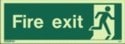 Fire exit sign