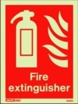 Fire equipment location sign